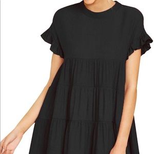 Joteisy tiered babydoll dress